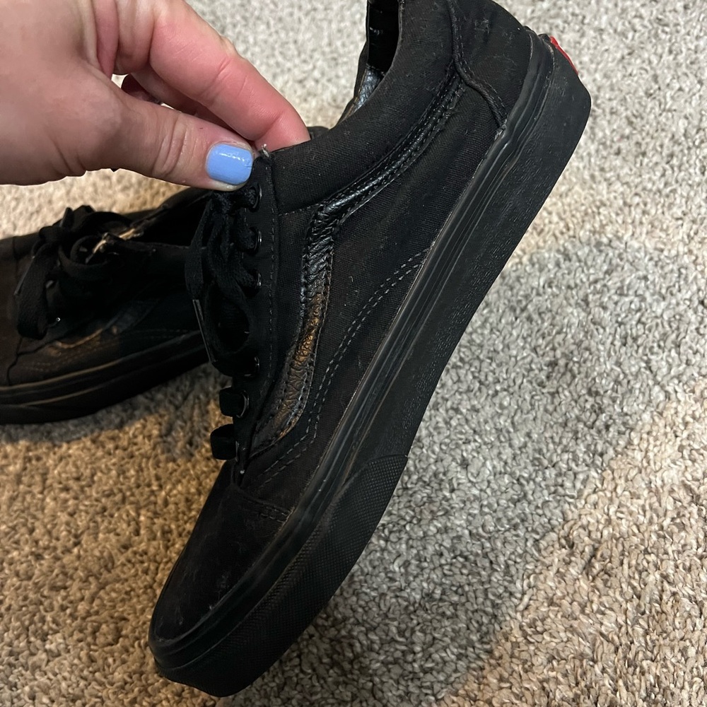 Vans Black Low Top Sneakers